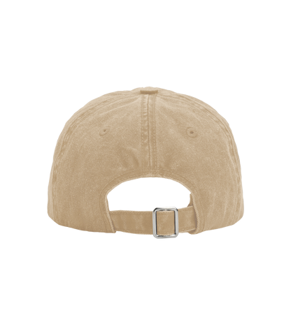 Organic Cotton Twill Cap - Bon Voyage Washed Oatmeal