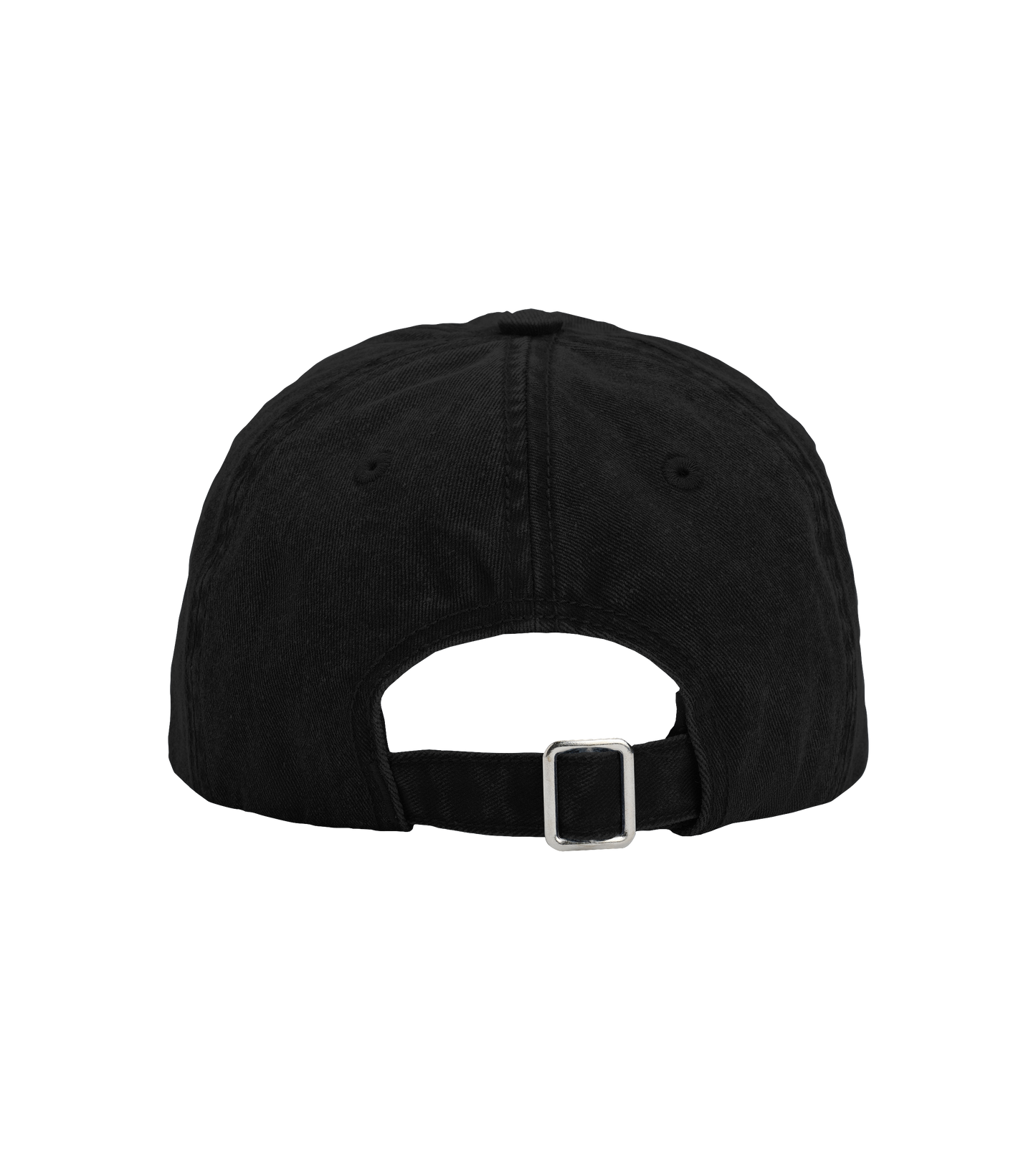 Organic Cotton Twill Cap - Bon Voyage Washed Black