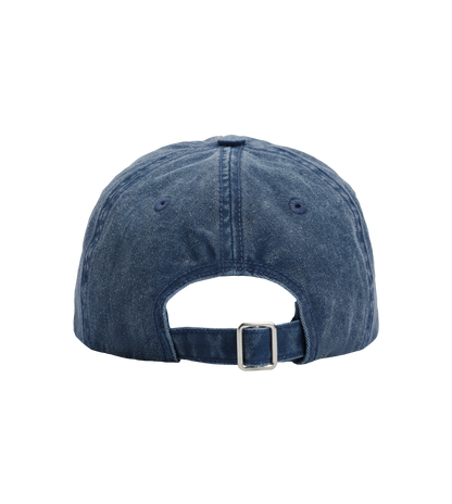 Organic Cotton Twill Cap - Bon Voyage Washed Blue