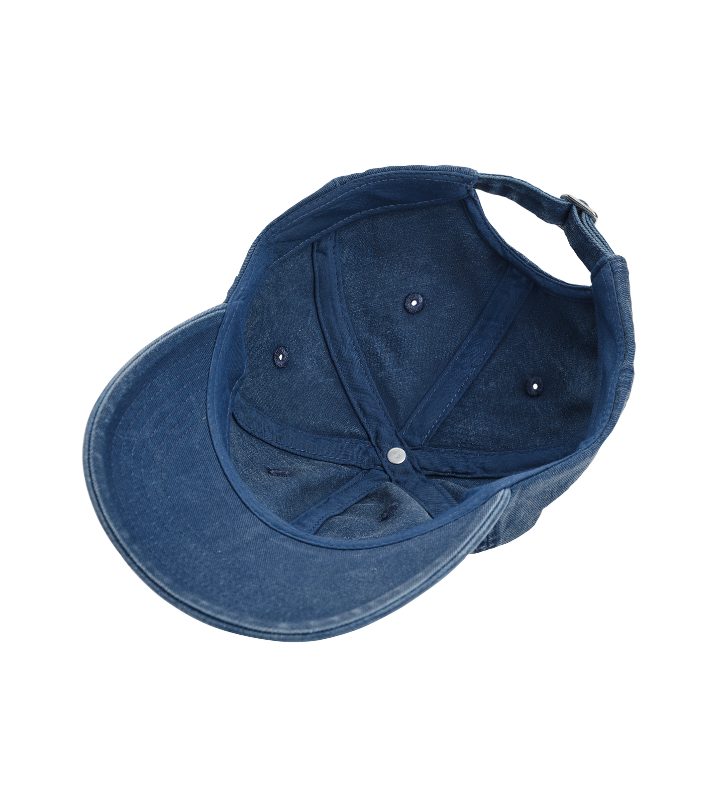 Organic Cotton Twill Cap - Bon Voyage Washed Blue