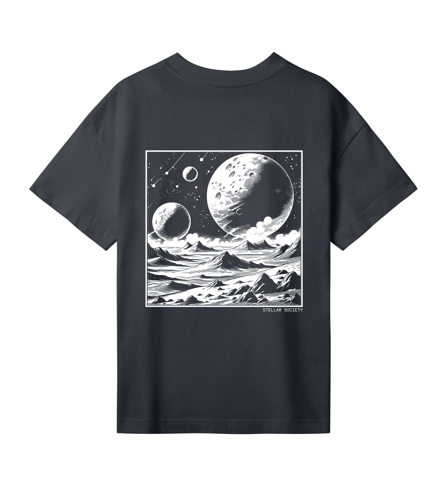 Organic Women's Off Black Tee - Celestial Scar