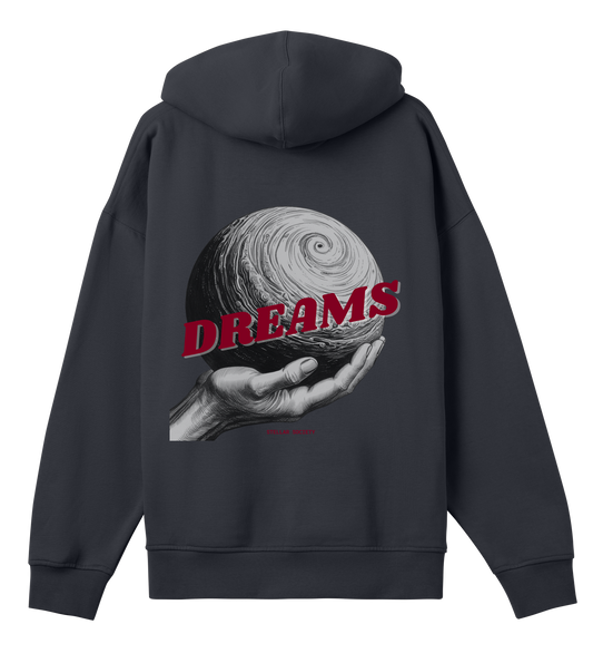 Organic Men's Boxy Hoodie - Darker Dreams