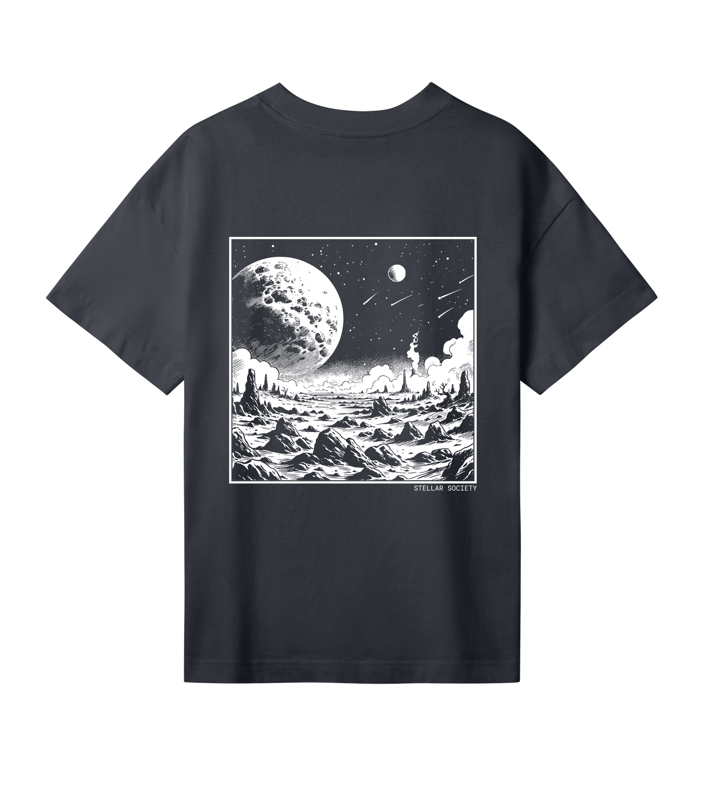 Organic Women's Off Black Tee - Wandering Stars