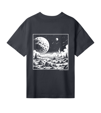 Organic Women's Off Black Tee - Wandering Stars