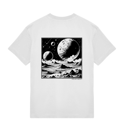 Organic Men's Off White Tee - Celestial Scar