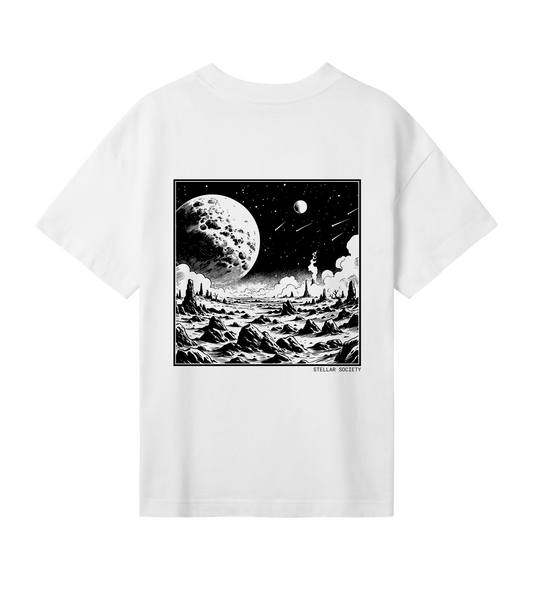 Organic Women's Off White Tee - Wandering Stars