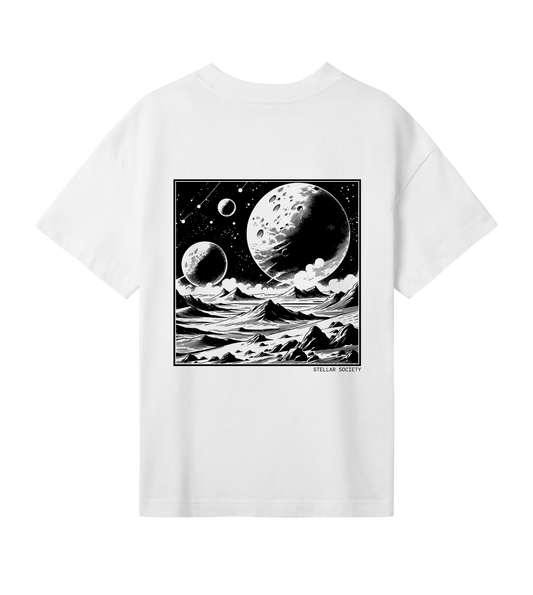 Organic Women's Off White Tee - Celestial Scar